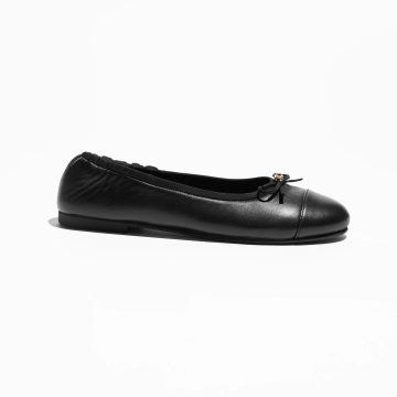 Chanel Flat shoes black Ballet  Shoes