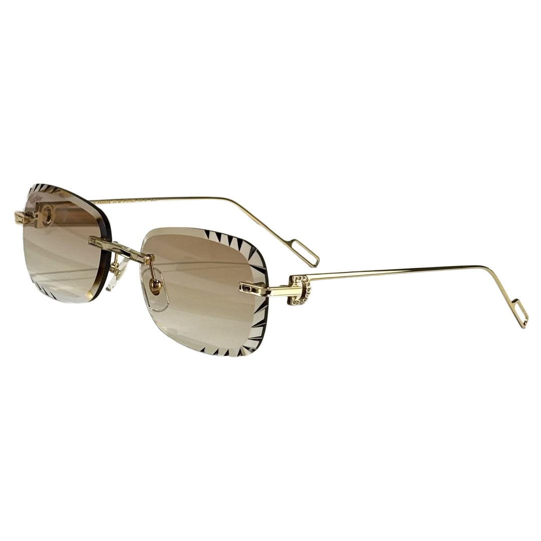 Cartier glasses black/grey/cedar/tawny/green color Size 59口18-145 - 图片 6