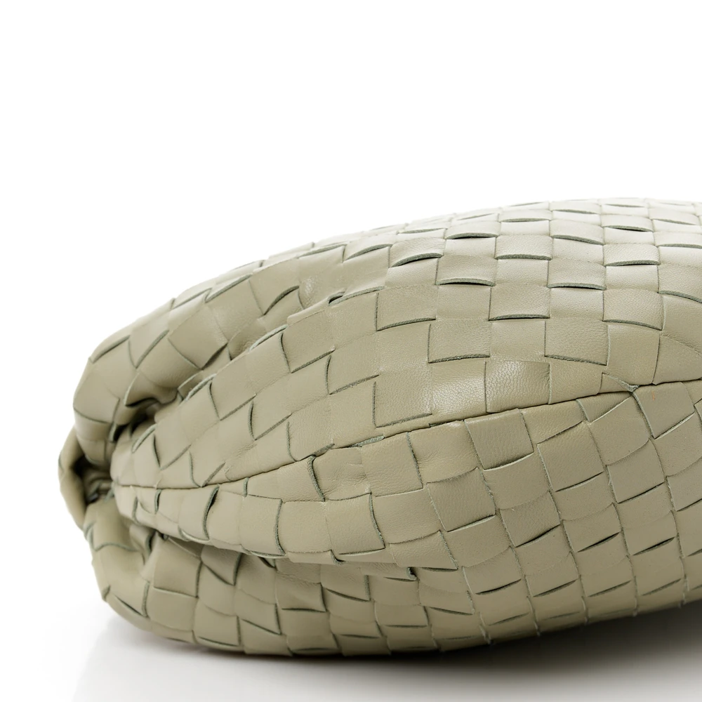 Bottega Veneta Maxi Teen Intrecciato Jodie Hobo Travertine Nappa Leather - 图片 4