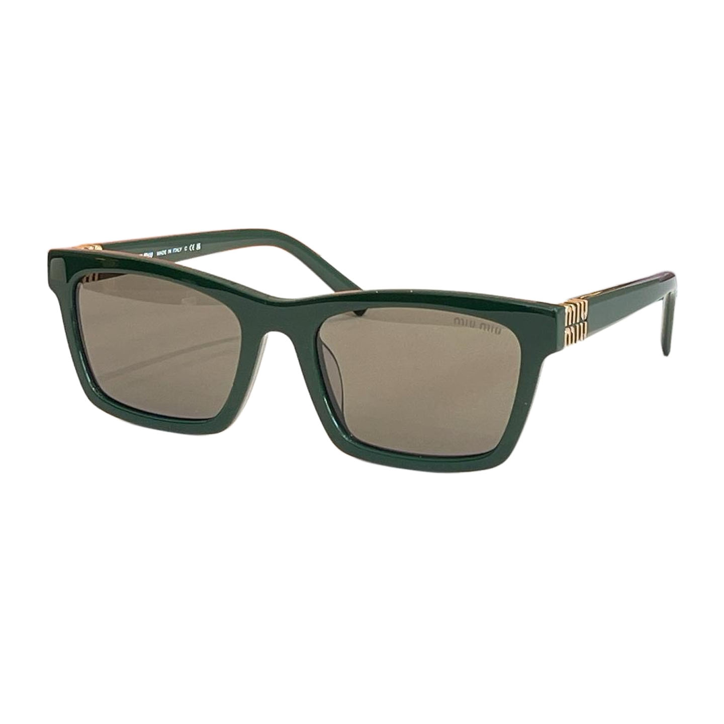 Miu Miu square frame glasses black/ivory/pink/green/leopard color Size 55口20-140 - 图片 6