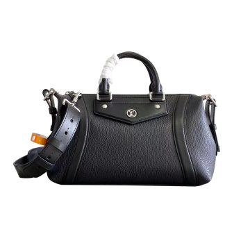 Louis Vuitton Biker PM Black Lambskin Leather Silver Hardware