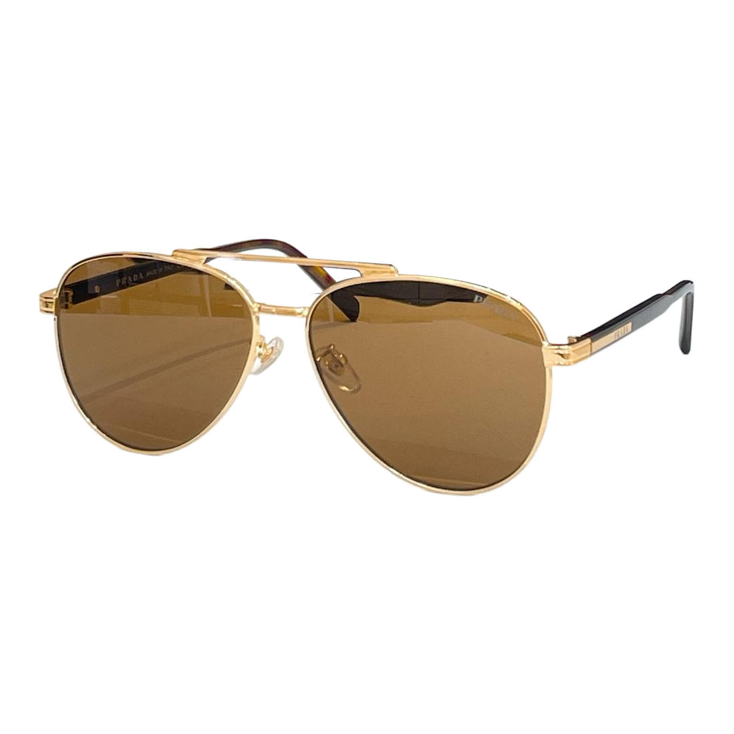 Prada Aviator glasses gold/black/silver/brown/cyan color Size 61口15-145 - 图片 5