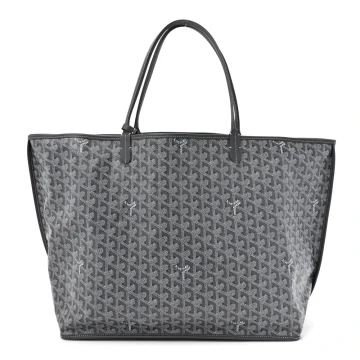 Goyard Reversible Anjou Tote GM Grey Goyardine Canvas