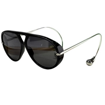 Bottega Veneta glasses black silver/black gold/transparent black/tawny/yellow/brown/yellow leopard/blue leopard color Size 63-12-145