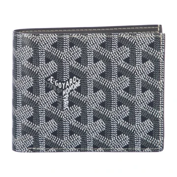 Goyard Small Wallet Grey Goyardine Printed Canvas