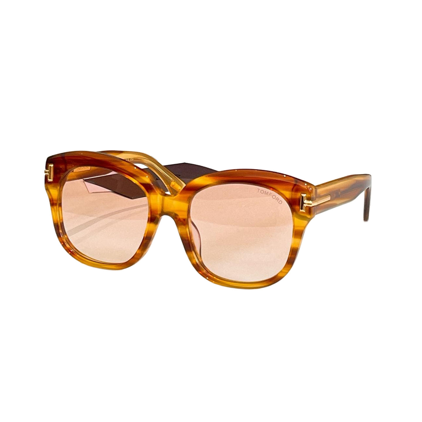 Tom Ford Butterfly glasses black gold/eggplant/apricot/black white/brown leopard/leopard apricot color Size 55口20-140 - 图片 7
