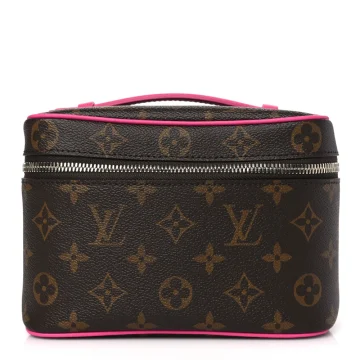 Louis Vuitton Nice BB Fuchsia Monogram Macassar Canvas