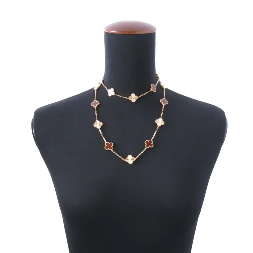 Van Cleef & Arpels Vintage Alhambra Long Necklace 20 motifs - 图片 3