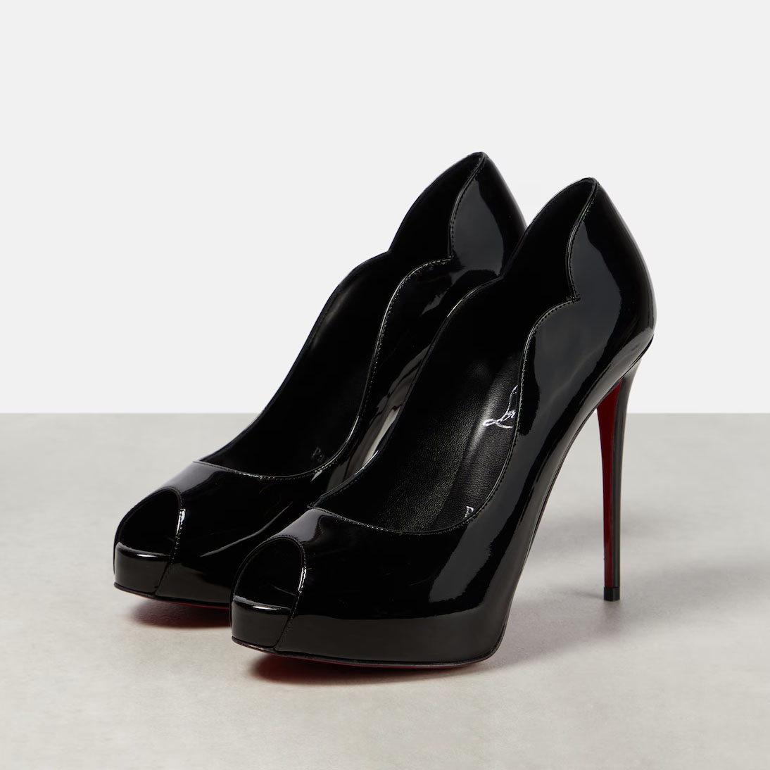 Christian Louboutin Patent leather platform high heels - 图片 3