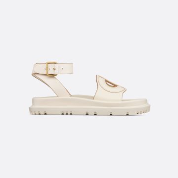 Dior white thick bottom Sandal