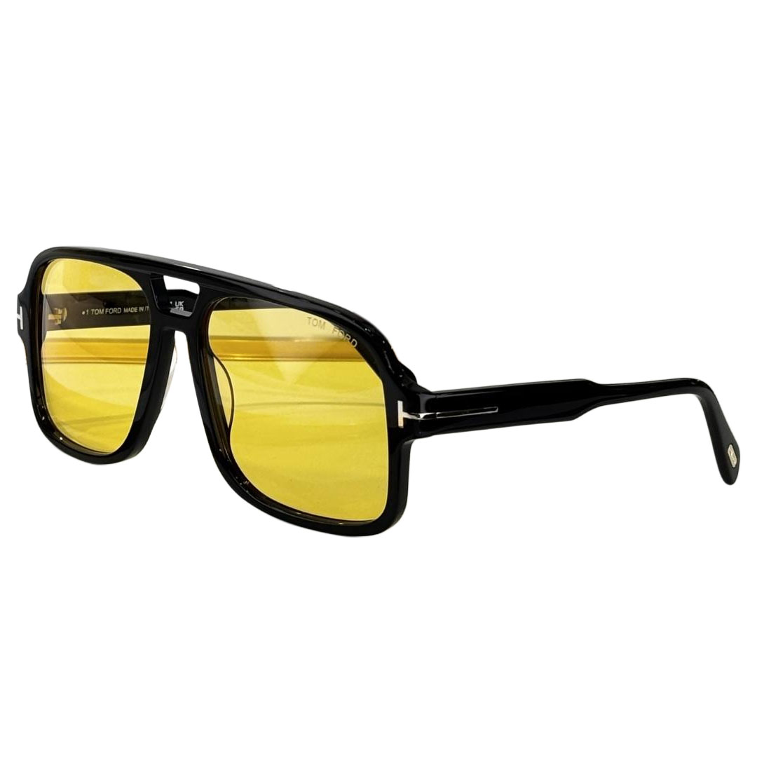 Tom Ford Pilot glasses transparent black/blue black/black/yellow black/black sepia/grey blue/leopard brown/citron leopard color Size 60口18-140 - 图片 4