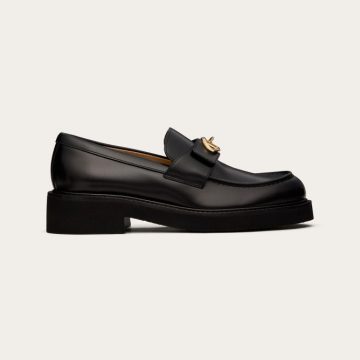 VALENTINO Calf leather loafers