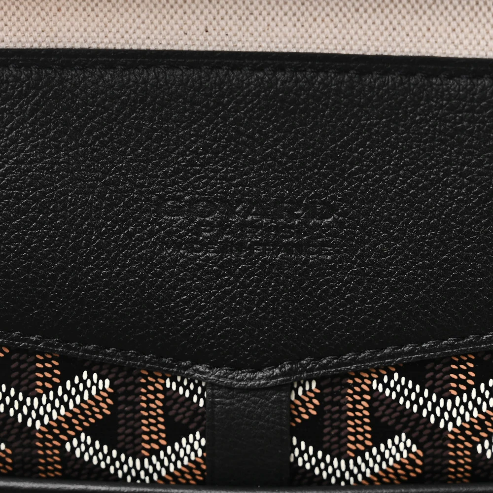Goyard Cisalpin Backpack MM Black Goyardine Canvas & Calfskin Leather - 图片 2
