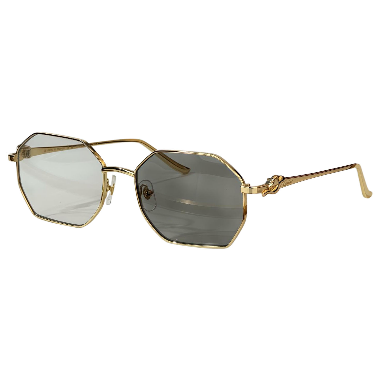 Cartier glasses black/grey/green/transparent grey/brown color Size 58-19-135 - 图片 5