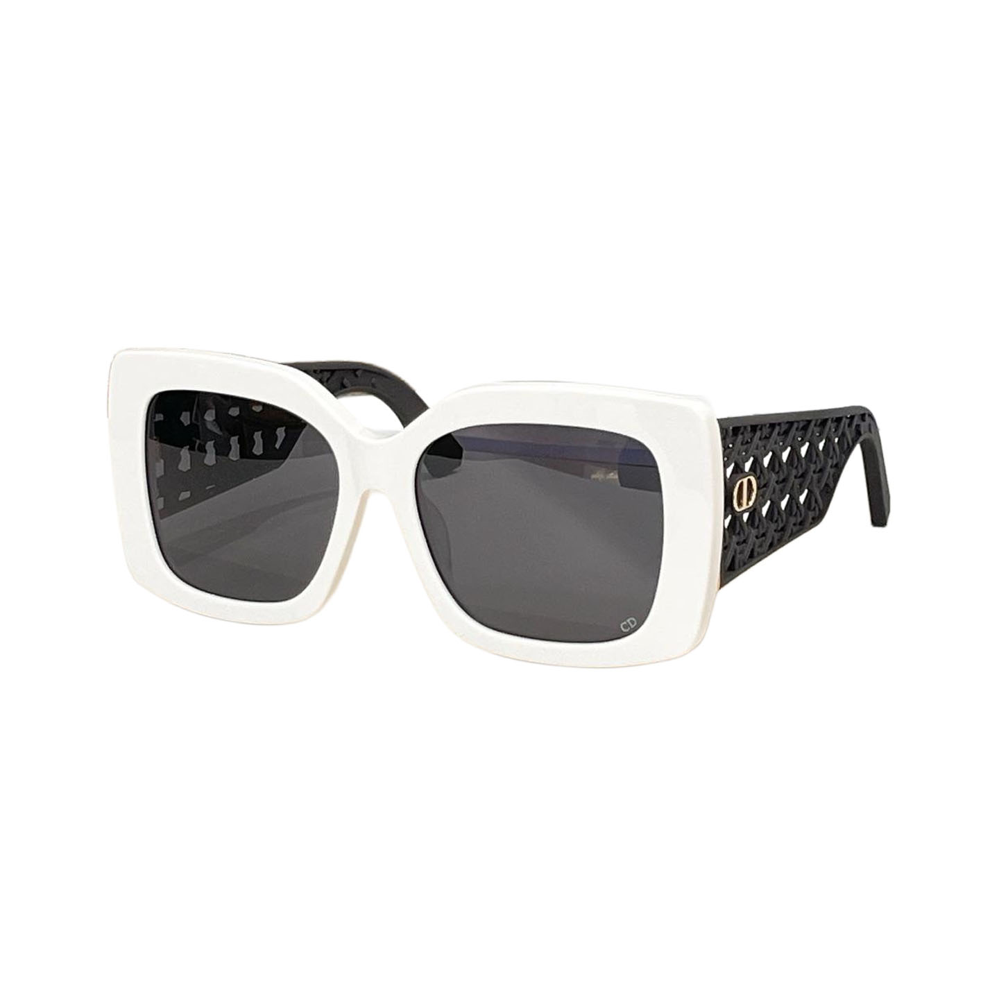 DIOR square frame glasses black/green orange/black purple/white black/leopard brown color Size 54口19-140 - 图片 8