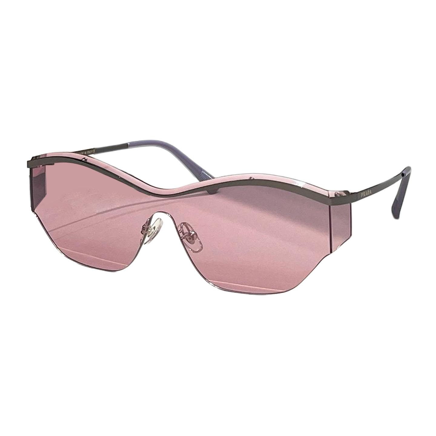 Prada glasses silver/ruby/black/purple orange color Size 145口0-136 - 图片 4
