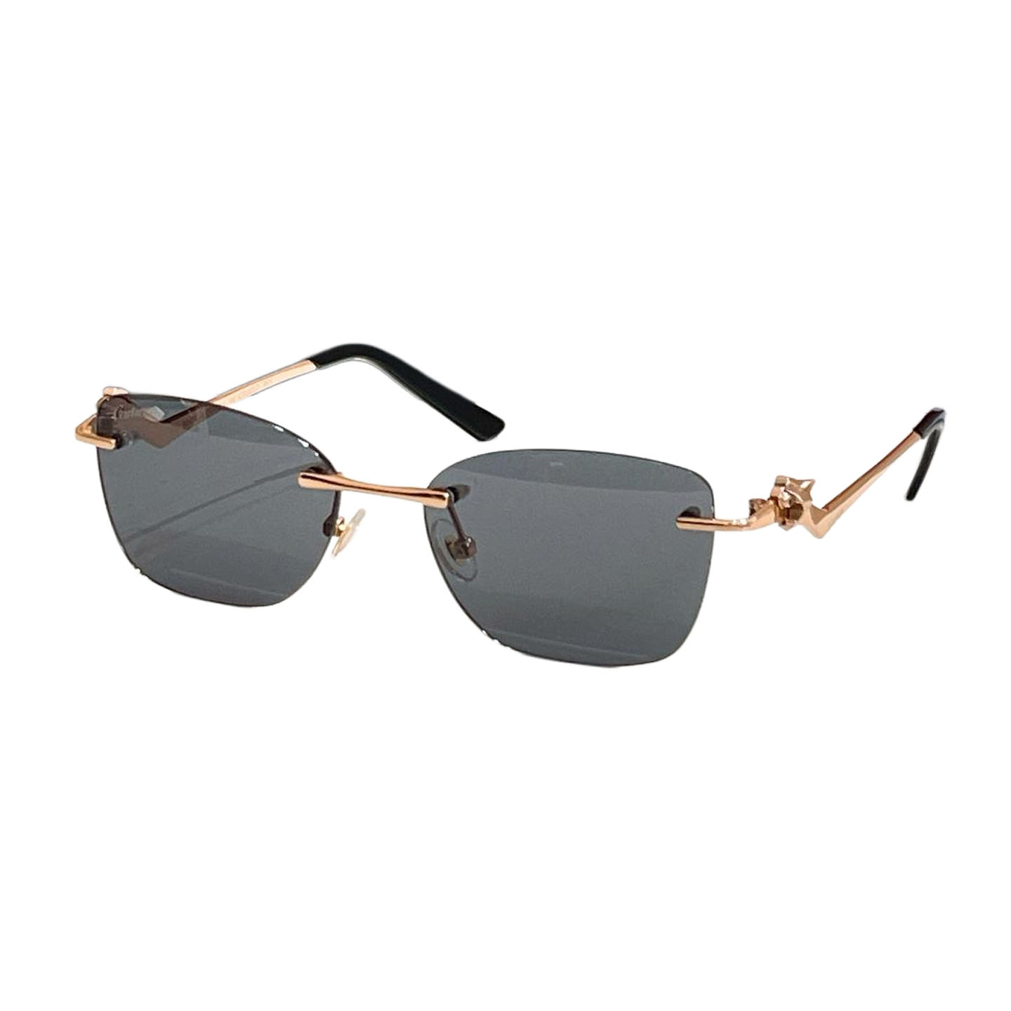 Cartier glasses black gold/black silver/brown gold/black rose gold/blue/brown rose gold/silver/leopard color Size 57口17 140 - 图片 4