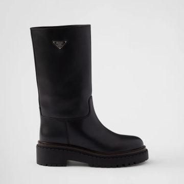 PRADA Leather long boots