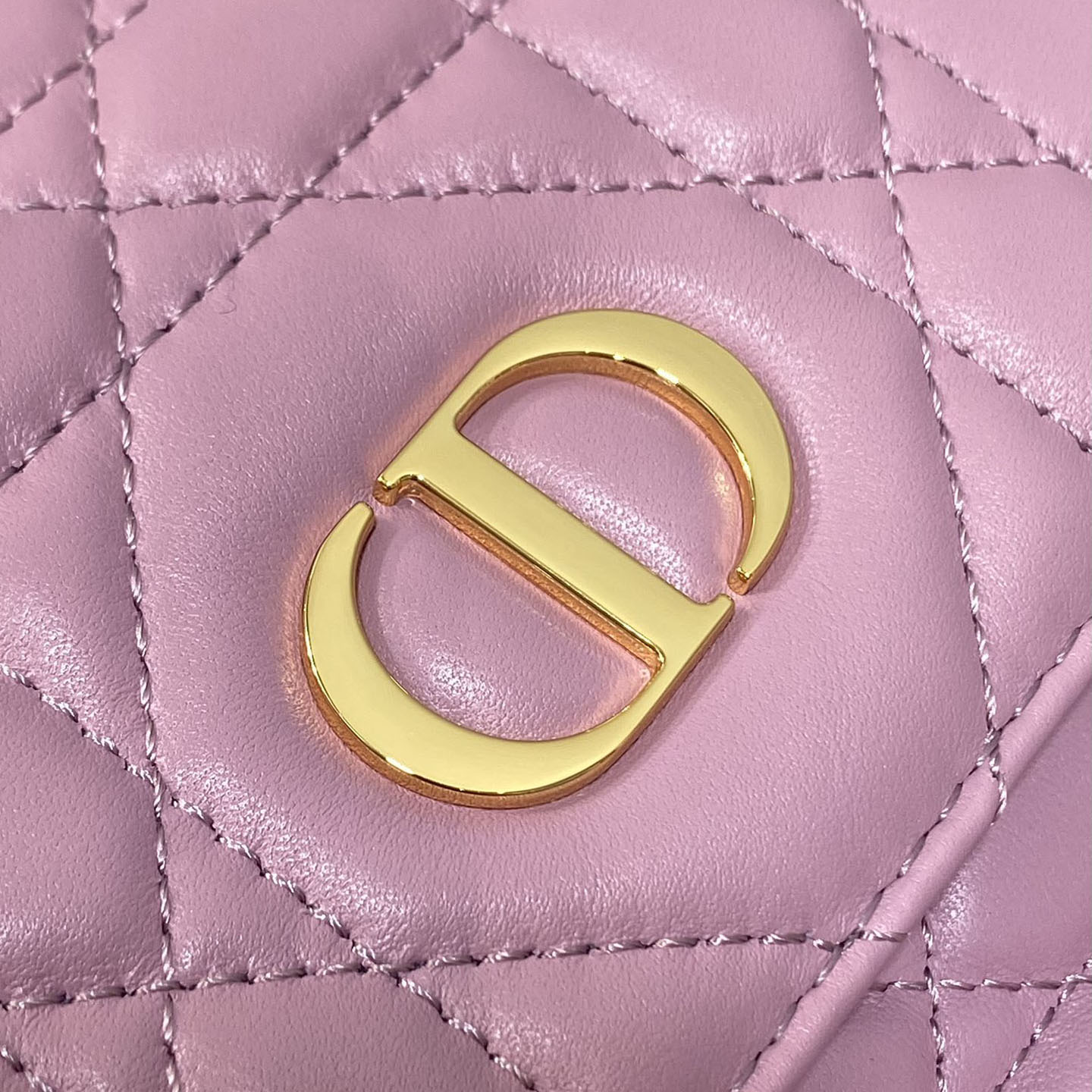 Dior Medium Dior Caro Backpack In Purple/Blue/Burgundy/Beige/White/Black Macrocannage Lambskin Gold Hardware - 图片 7