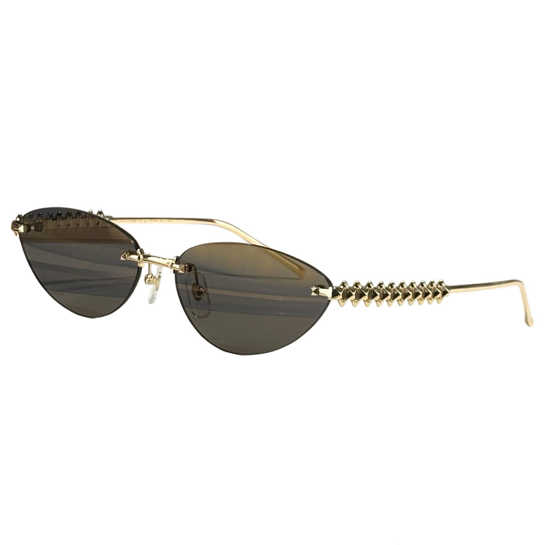 Cartier glasses gold/silver/black gold/black silver/red gold/grey silver/indigo gold color Size 58口16-140 - 图片 5