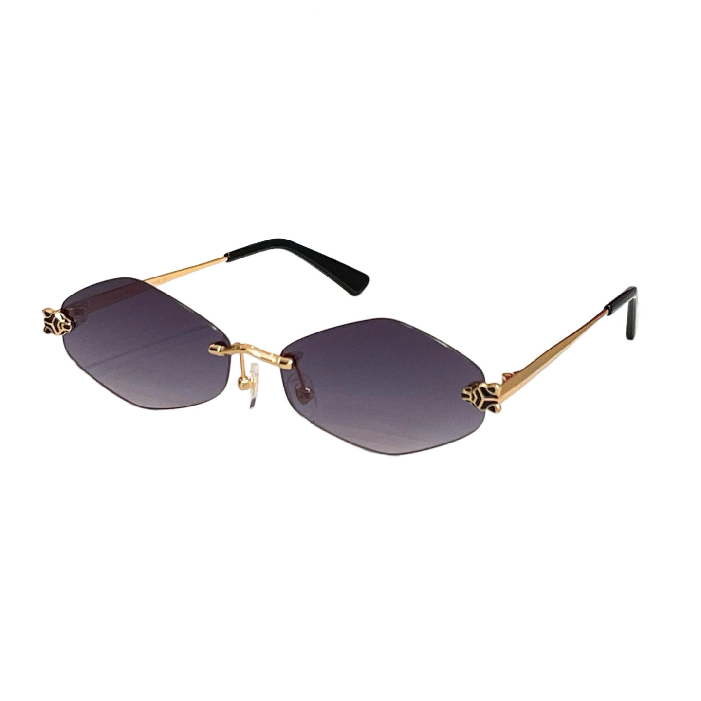 Cartier glasses blue/black gold/red/black silver/purple gold/brown/grey/purple silver/gradient blue color Size 48口21-145 - 图片 5
