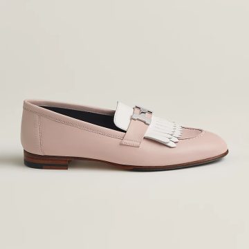 HERMES Royal Pink Loafers