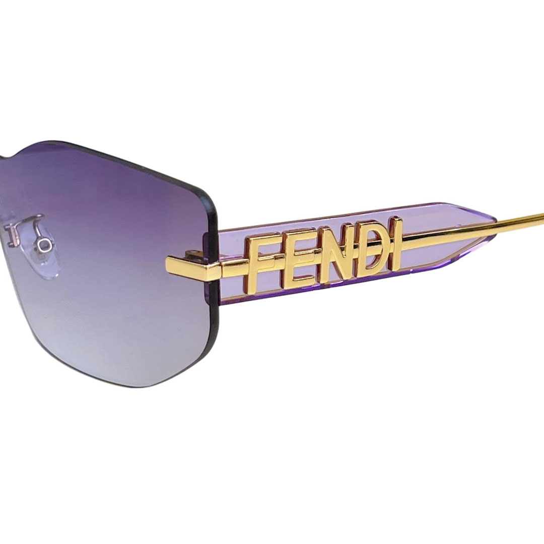 Fendi glasses purple/brown/black color Size 140-0-140 - 图片 2