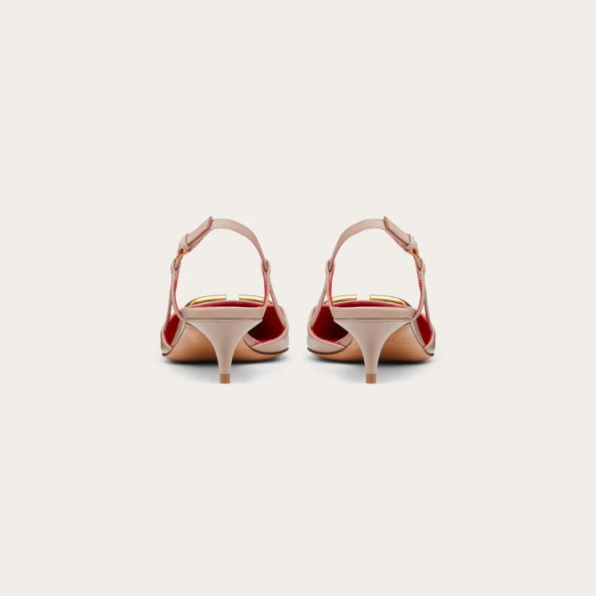 VALENTINO Calf leather strappy heels (4cm high heel) - 图片 3