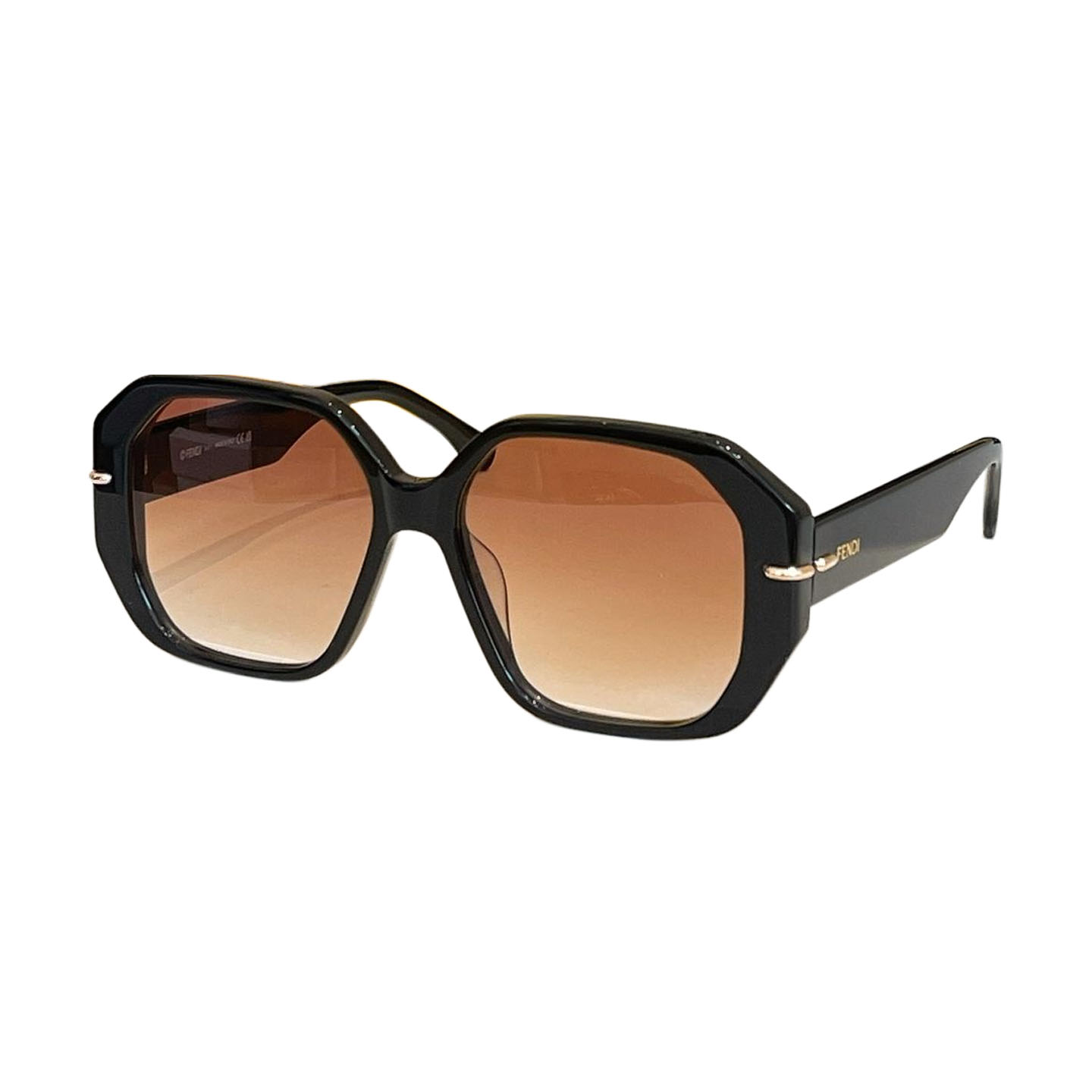 Fendi glasses black/grey/rust black/red/leopard/eggplant/transparent leopard/transparent black color Size 56口18-145 - 图片 3