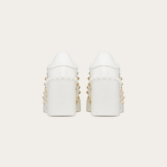 VALENTINO Calf leather sneakers (8.5 cm high heel) - 图片 3