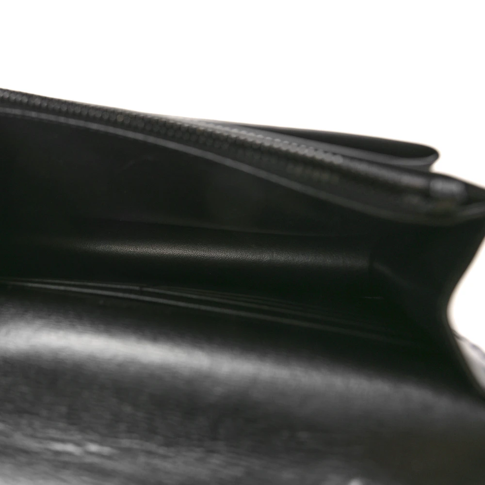Saint Laurent Small Sunset Chain Wallet Black Monogram Calfskin Leather Black Hardware - 图片 7