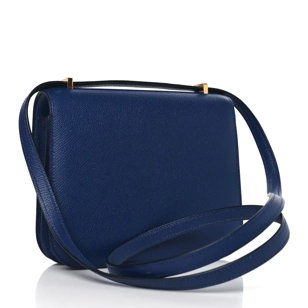 Hermès Constance 18 Bleu Saphir Epsom Leather Gold Hardware - 图片 3