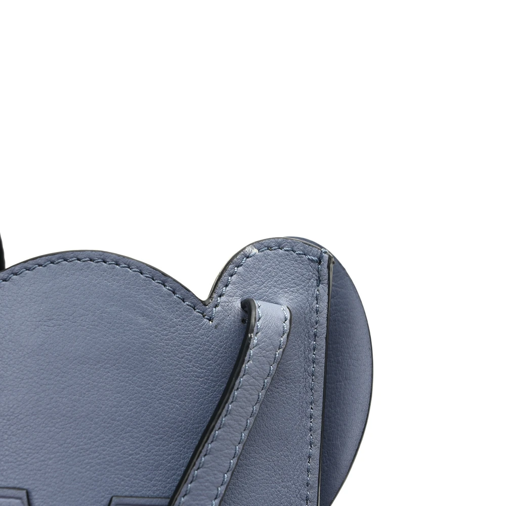 Lushentic Loewe Elephant Pouch Crossbody Bag Small Stone Blue Calfskin Leather - LUSHENTIC BAGS - 图片 9