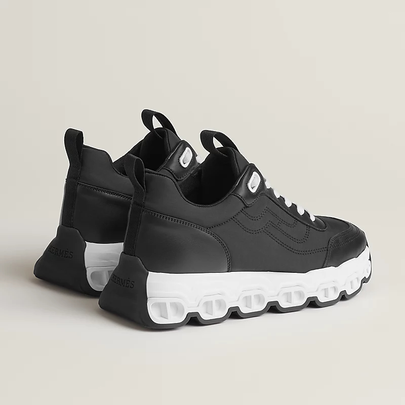 HERMES lmpulse Sneakers Black Sports Shoes - 图片 3