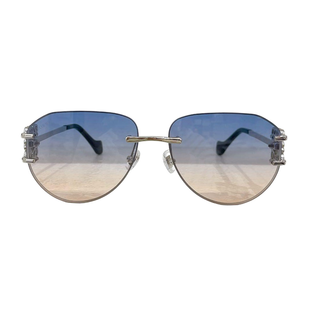 Loewe glasses blue orange/eggplant/blue/black/gradient green/gold white/brown color Size 62口16-135 - 图片 2