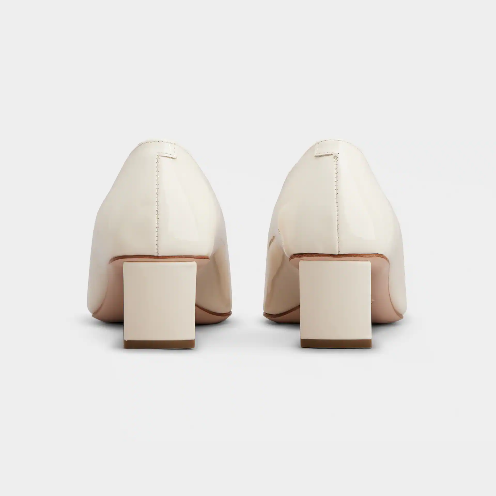 Roger Vivier Belle Vivier Pumps High Heels In White Calfskin Leather With Metal Buckle (Heel Height 4.5cm) - 图片 4