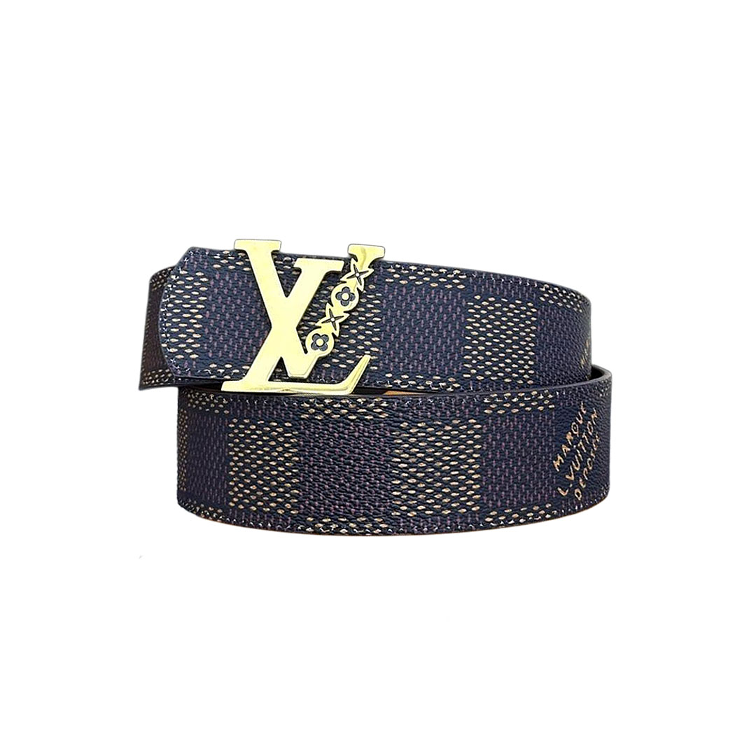 Louis Vuitton Men's Flower Buckle Reversible Belt In Black/Brown Dimension Calfskin With Gold/Silver Hardware 40mm - 图片 5