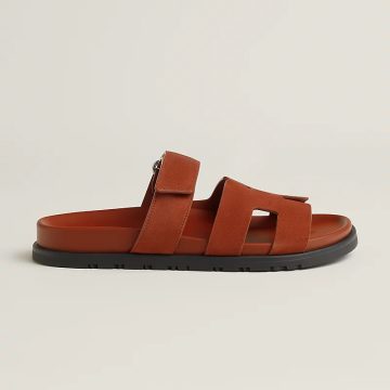 HERMES Chypre Orange Slippers