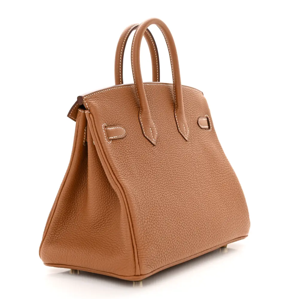 Hermès Birkin 25 Brown Togo Leather Gold Hardware - 图片 3