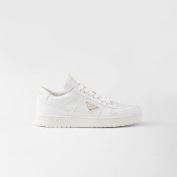 PRADA white leather sneakers