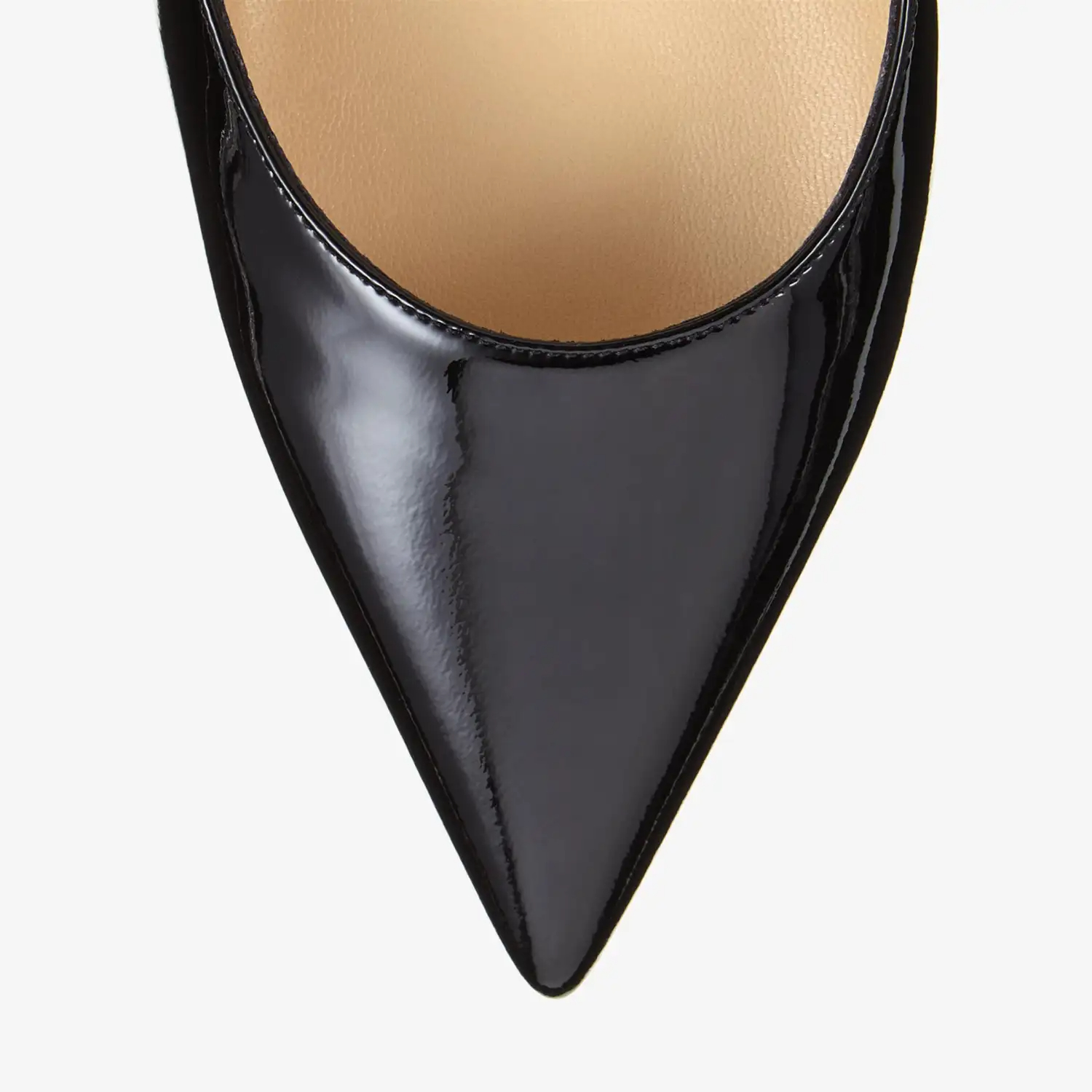 JIMMY CHOO Black patent leather crystal lace Muller shoes slippers - 图片 5