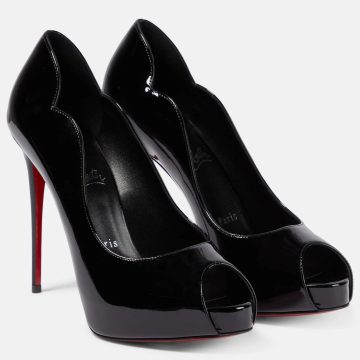 Christian Louboutin Patent leather platform high heels