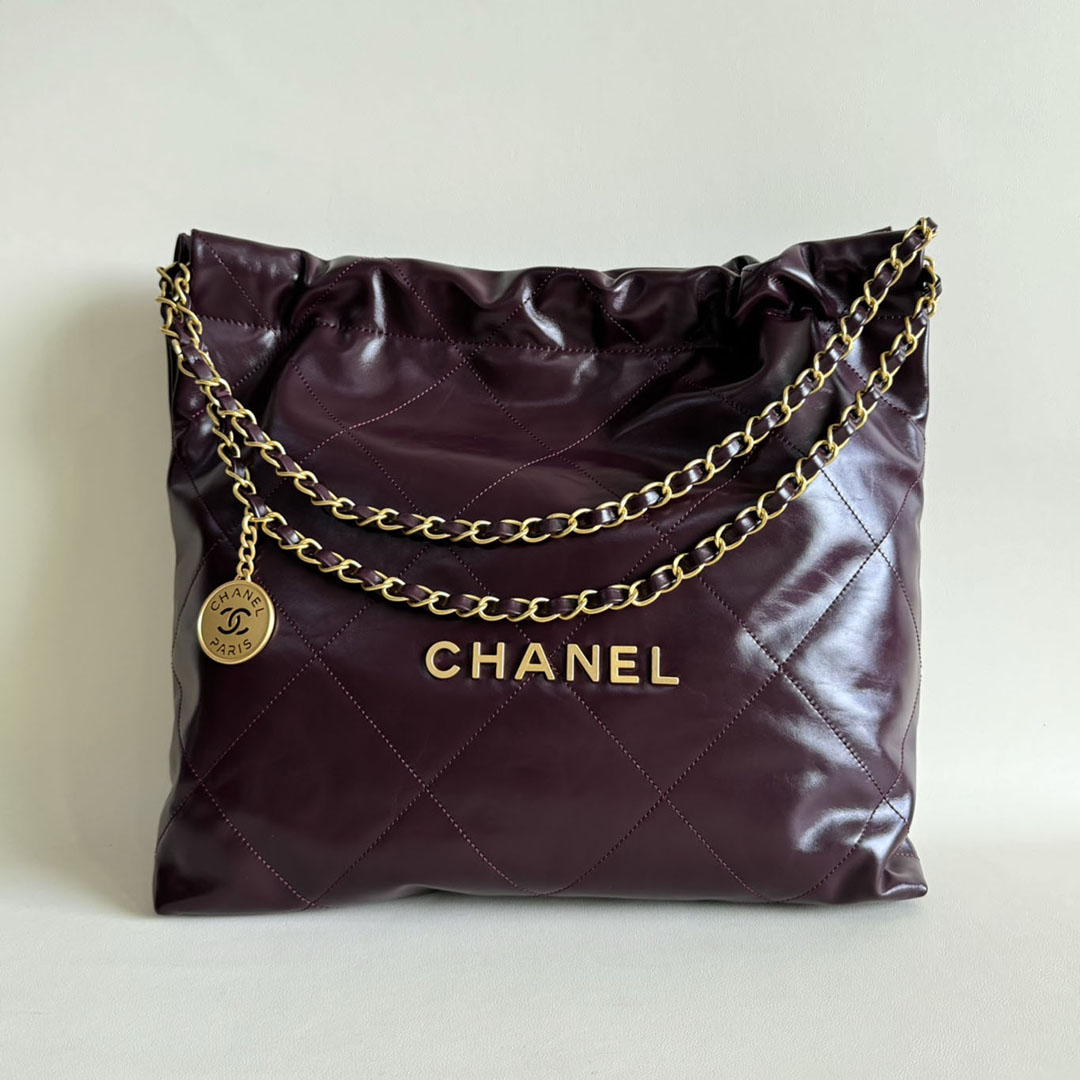 Chanel 22bags Wine Red / Mint green Shoulder Bags - 图片 2