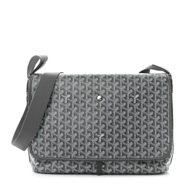 Goyard Medium Capetien Messenger Bag Grey Goyardine Canvas