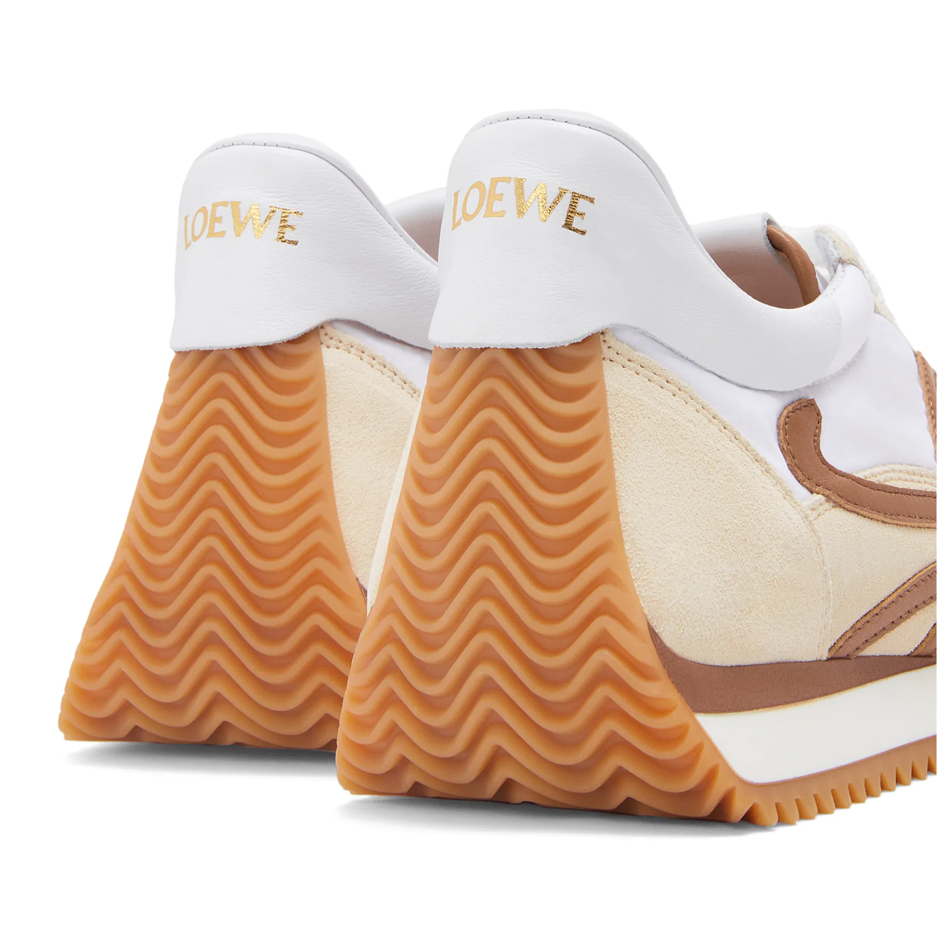 LOEWE Nylon and suede smooth sneakers - 图片 4