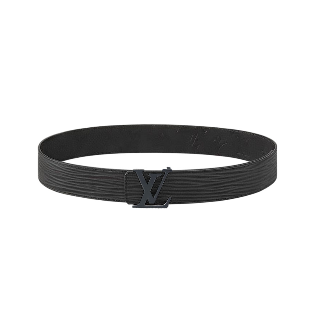 Louis Vuitton Men's Epi Reversible Belt In Black Calfskin With Silver/Black Hardware 40mm - 图片 10