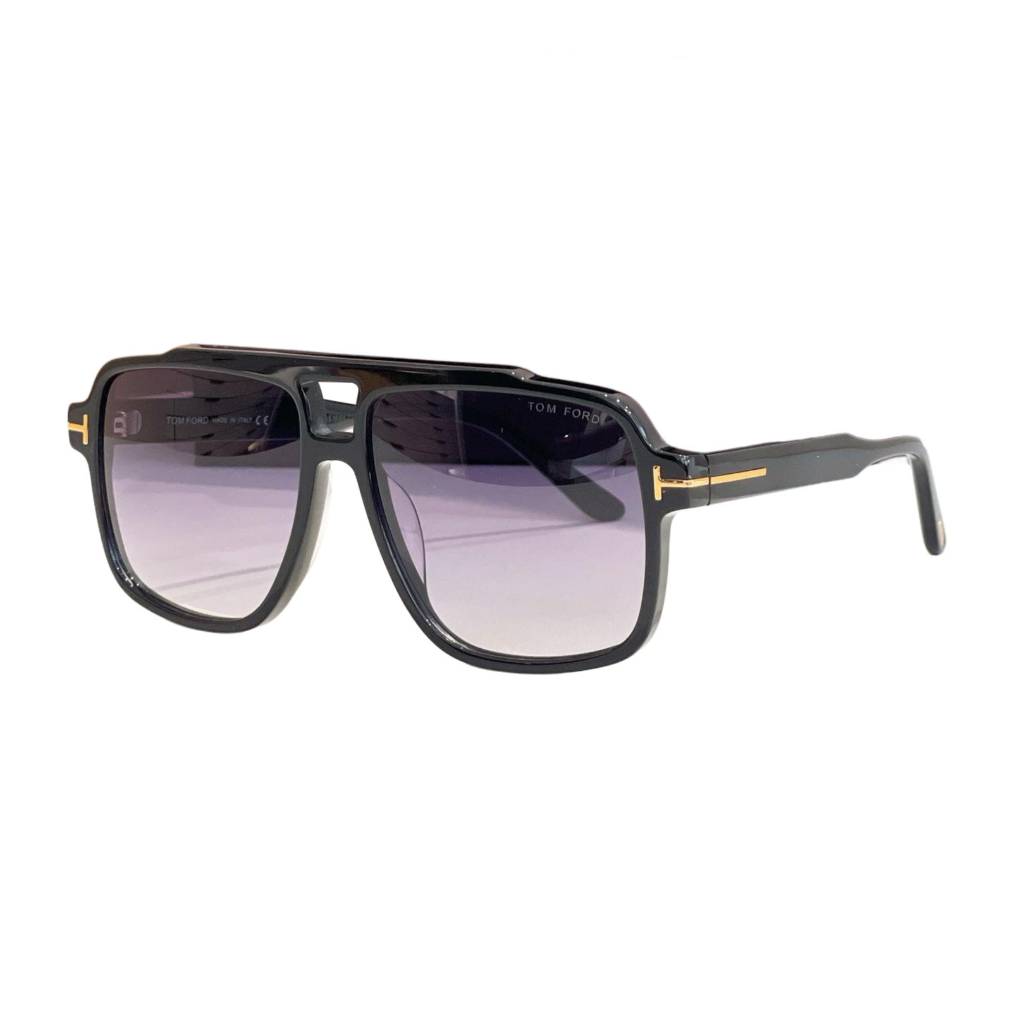 Tom Ford Pilot glasses leopard crimson/black crimson/leopard brown/leopard black/leopard sepia/eggplant/black/yellow brown color Size 58口16-140 - 图片 7