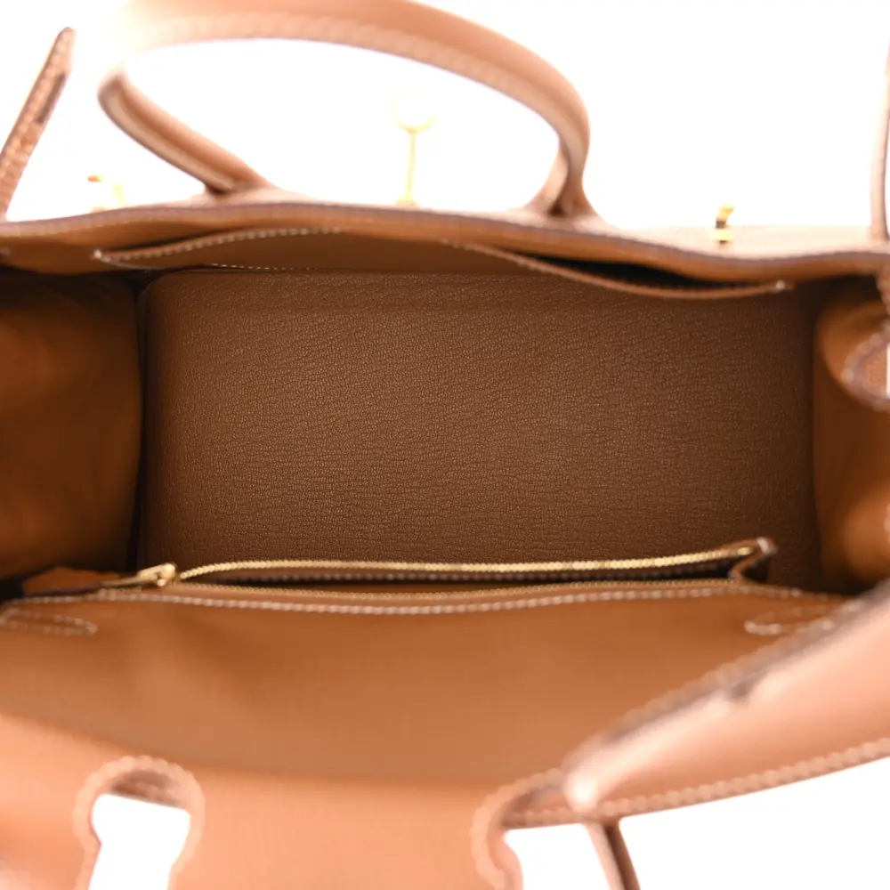 Hermès Birkin 25 Brown Togo Leather Gold Hardware - 图片 7