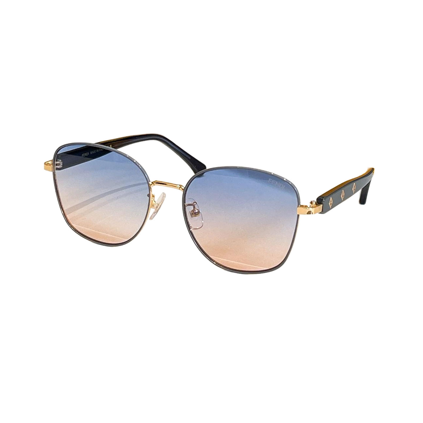 Fendi Butterfly glasses black gold/grey black/green black/eggplant/white/purple/brown color Size 55口19-145 - 图片 2