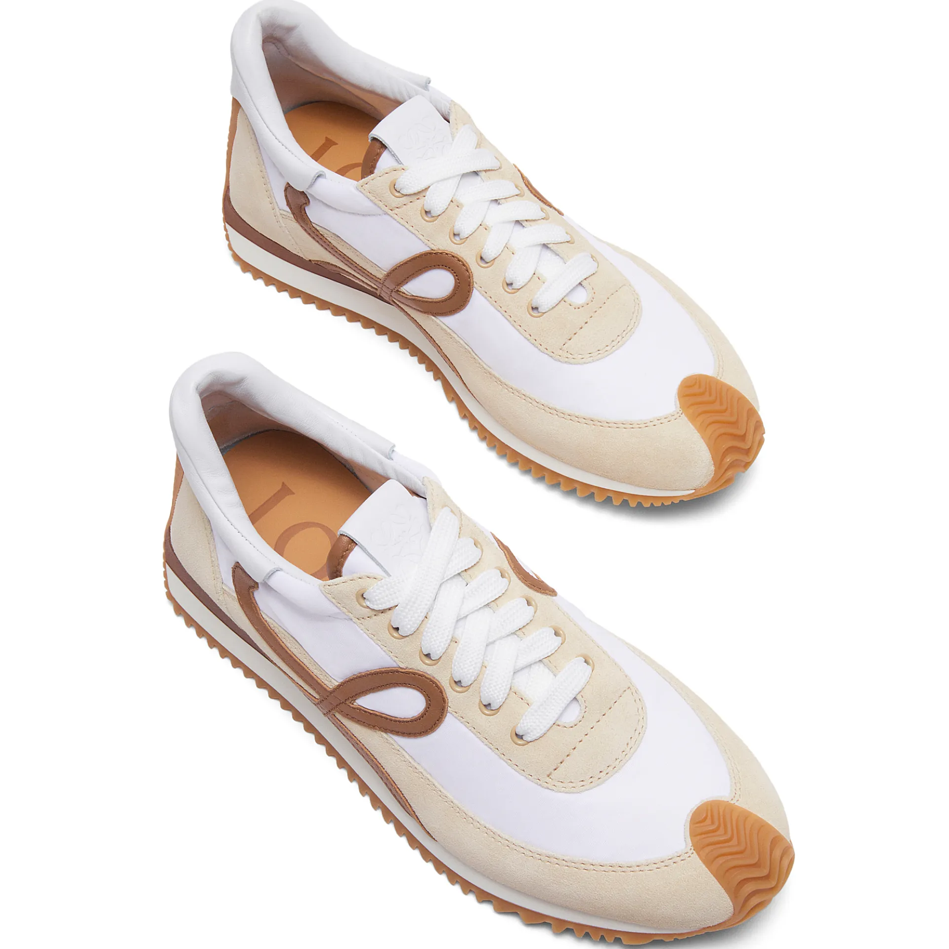 LOEWE Nylon and suede smooth sneakers - 图片 3